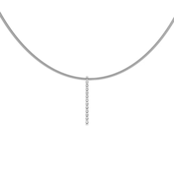 'Linear' Pendant, Platinum