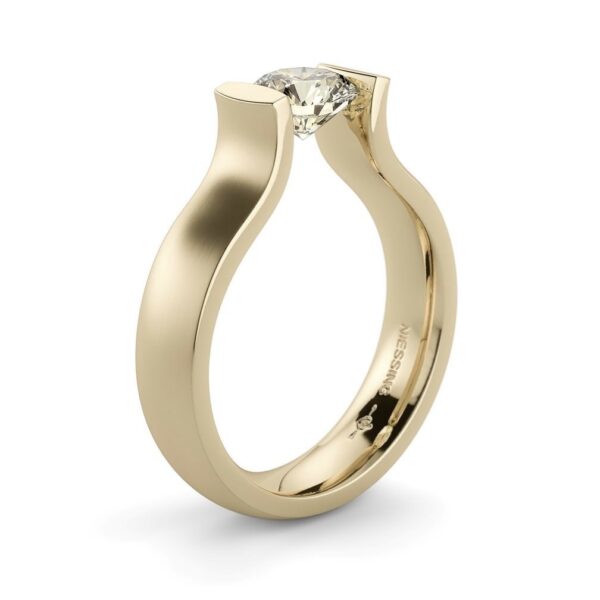 'Lucia' Diamond Tension Engagement Ring