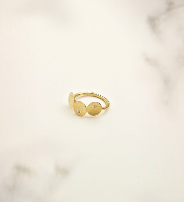 'Flo' Three Diamond Ring